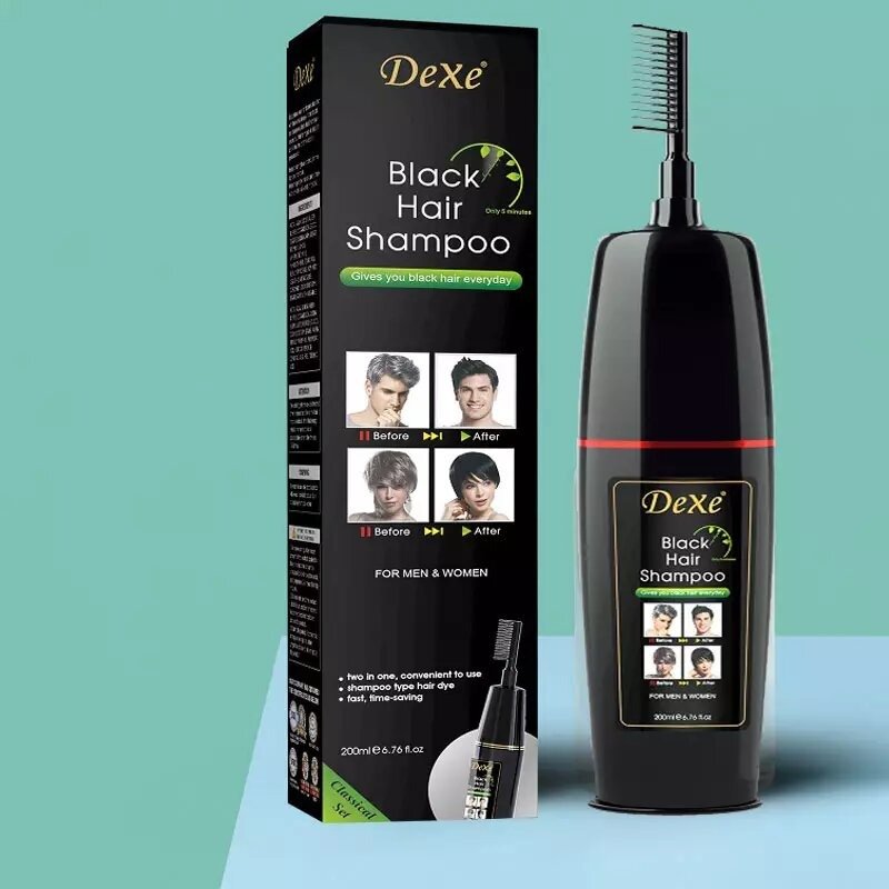 Dexe Hair Color Black Shampoo 200ML