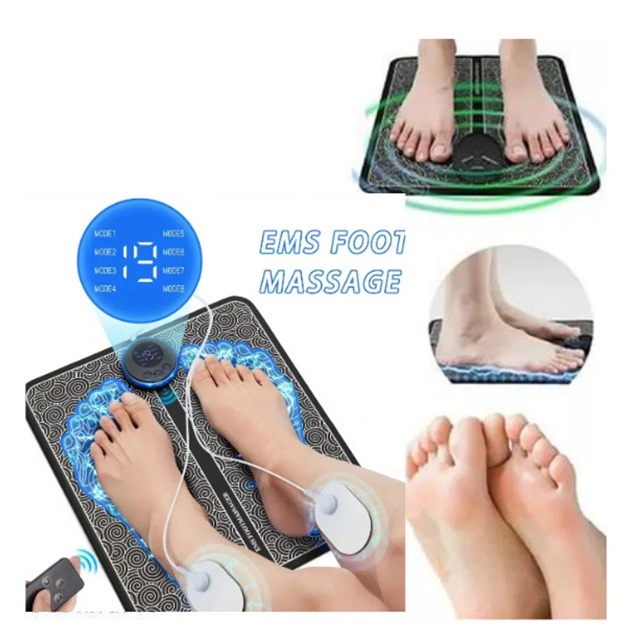 Foot Massager Mat Electric Pad Feet Blood Muscle Circulation Device