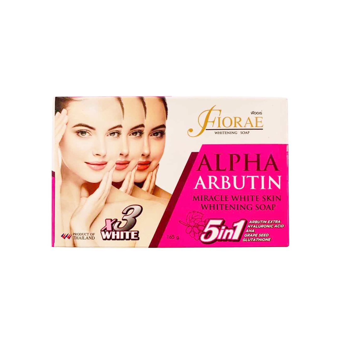 FIORAE ALPHA ARBUTIN WHITENNING SOAP 165GM